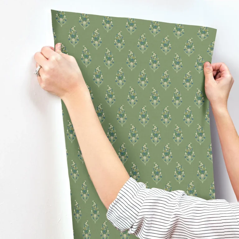 Rifle Paper Co. Paisley Wallpaper - Green — Ảnh 2