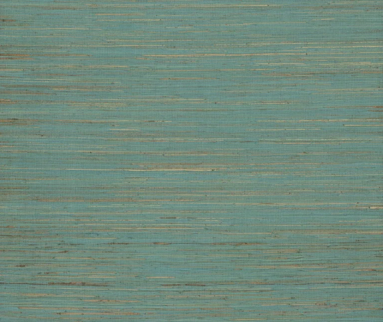 Ronald Redding Multicolored Hemp Wallpaper - Aqua — Image 2