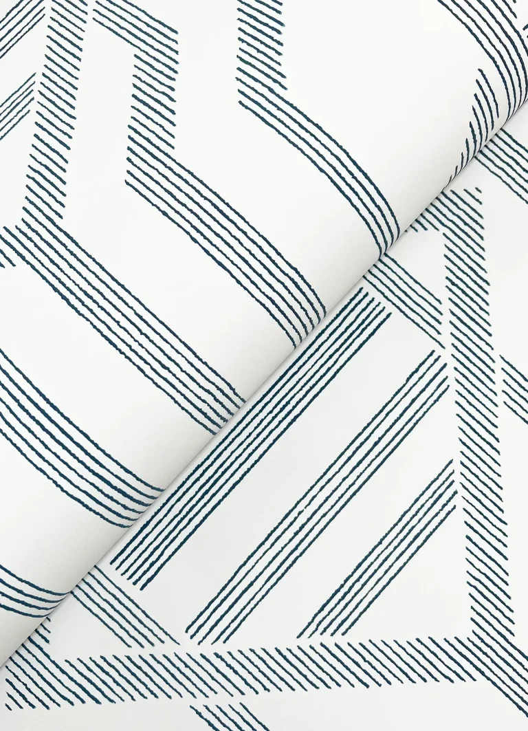 Essex Geometric Wallpaper - Dark Blue — Ảnh 7