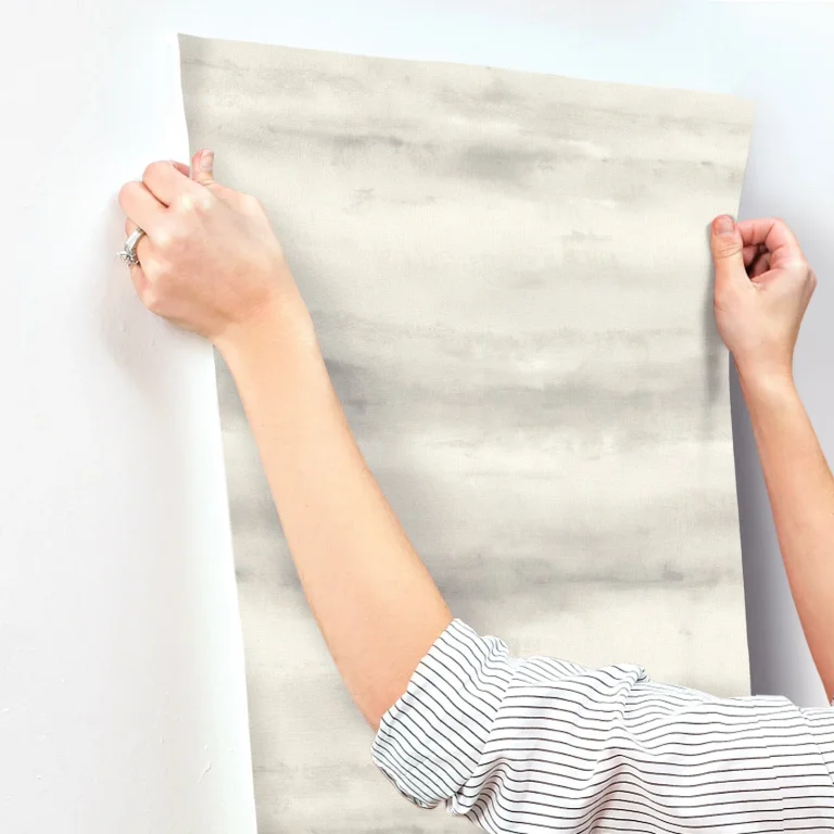 Ayla Abstract Stripe Wallpaper - Grey — Ảnh 4