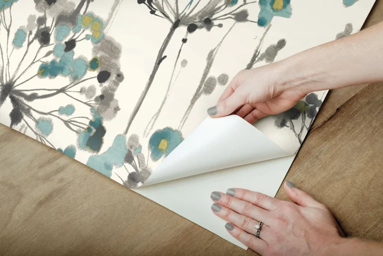 Flourish Peel and Stick Wallpaper - Turquoise — Ảnh 8
