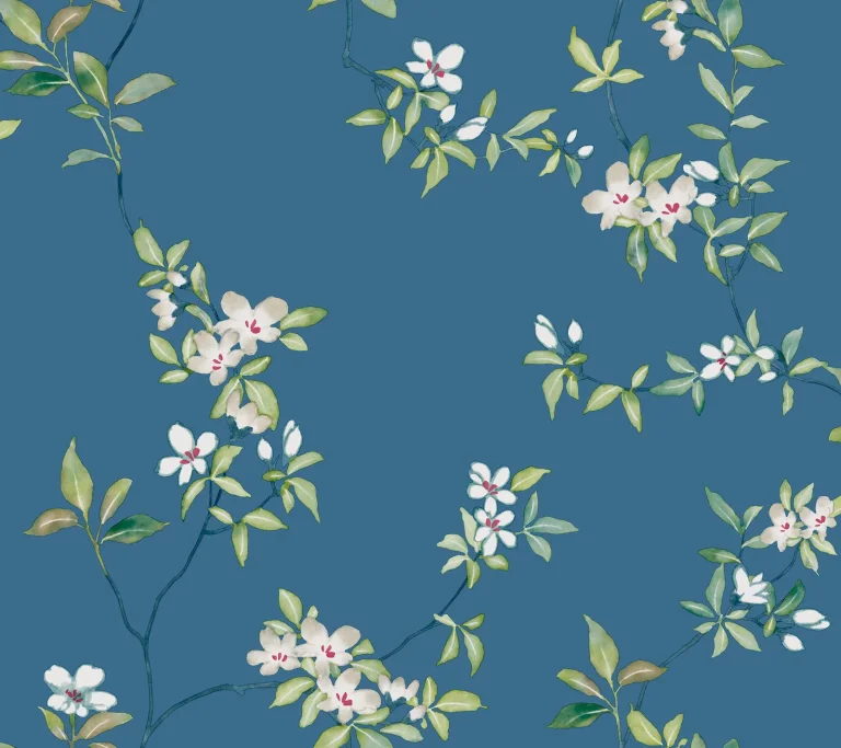 Ronald Redding April Blossom Wallpaper - Cobalt — Ảnh 5