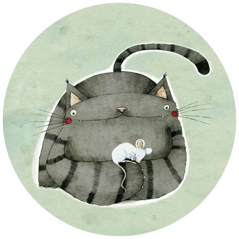 Big Friends - Wall Mural 5564 - Round - 144cm diameter — Ảnh 2