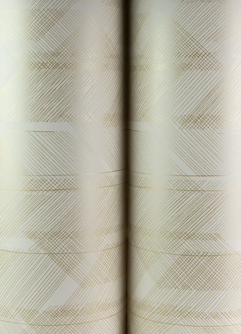 Bryant Crosshatch Wallpaper - Gold — Ảnh 4