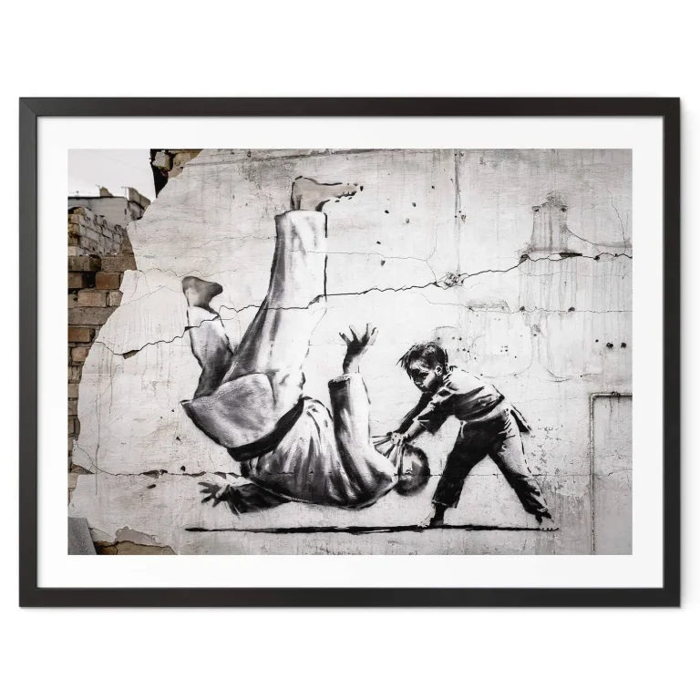 Banksy - "In The Ukraine" Poster - 60 x 60cm