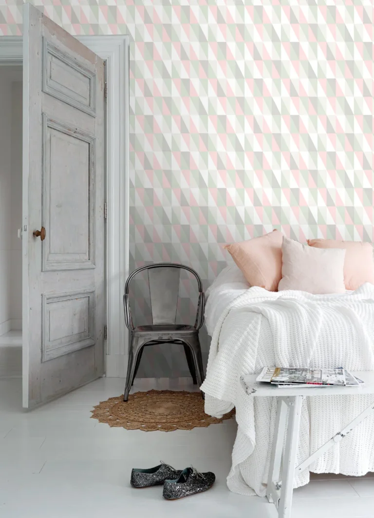 Chesapeake Inez Geometric Wallpaper - Pastel — Ảnh 2