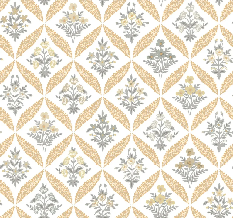 Rifle Paper Co. Estee Garden Wallpaper - Gold Multi — Ảnh 2