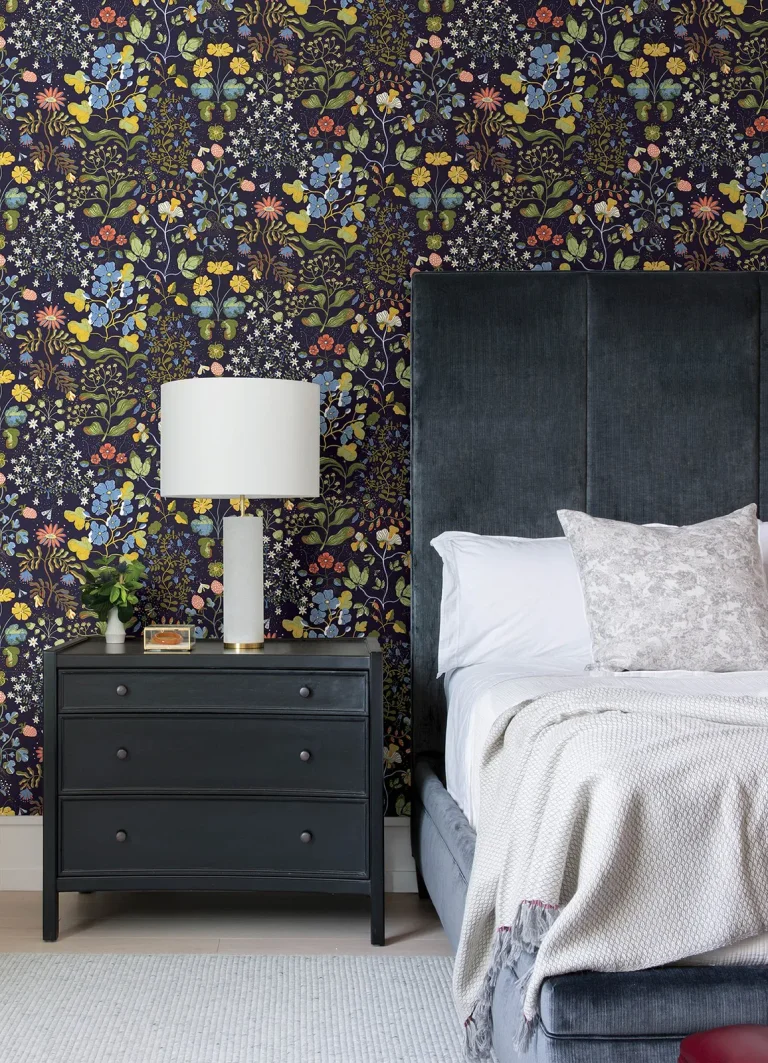 Groh Floral Wallpaper - Dark Blue — Ảnh 3