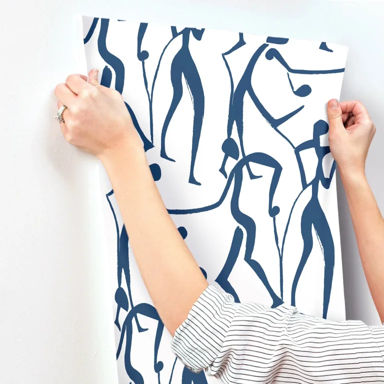 Joyful Dancers Wallpaper - Ultramarine — Ảnh 4