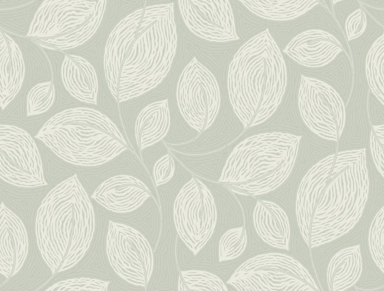 Candice Olson Contoured Leaves Wallpaper - Green — Ảnh 4