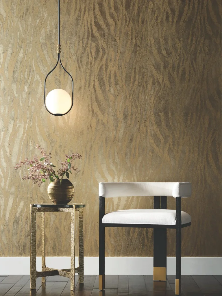 Candice Olson Zebra Chic Wallpaper - Antique Gold — Ảnh 5