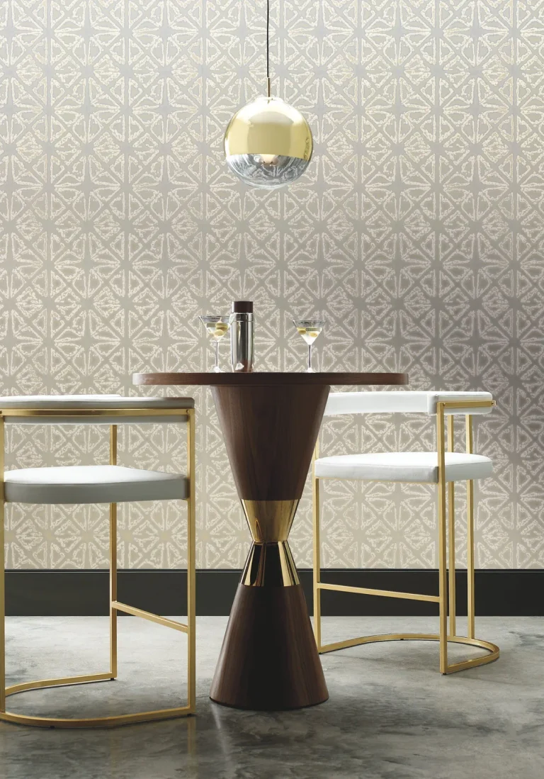 Ronald Redding Empire Diamond Wallpaper - Silver — Ảnh 3
