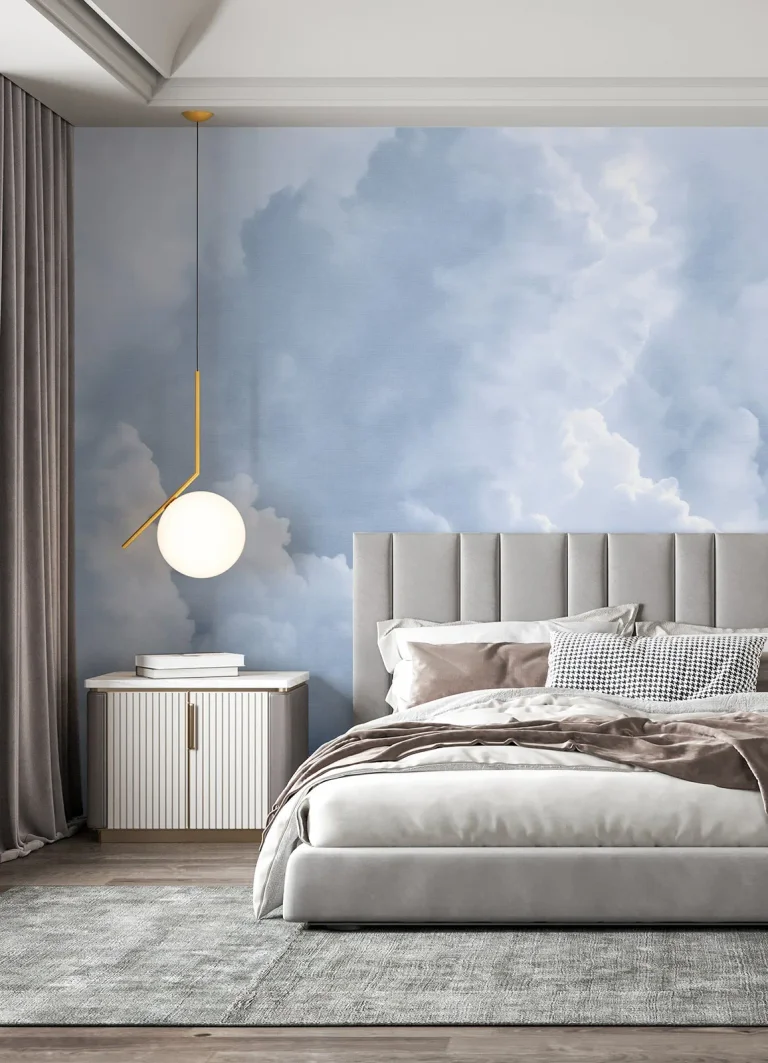 In the Clouds Wall Mural - Sky Blue — Ảnh 6