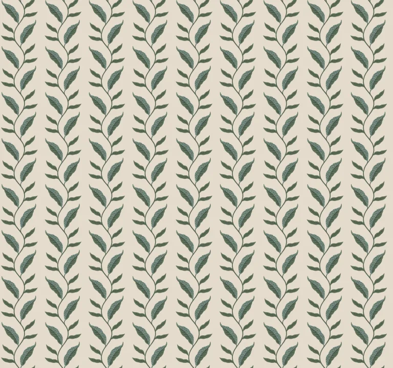 Rifle Paper Co. Seagrass Wallpaper - Emerald & Linen — Ảnh 2