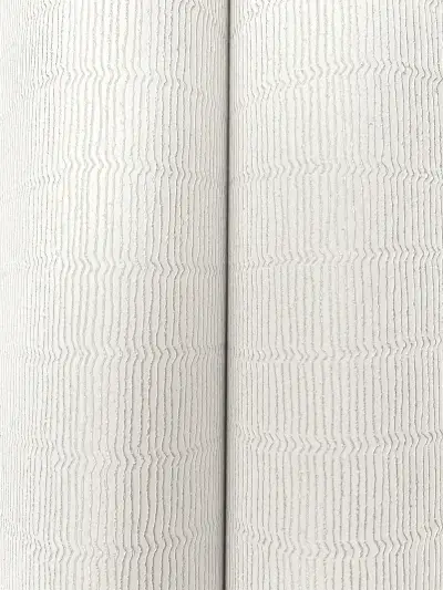 Tectonic Texture Wallpaper - White/Silver