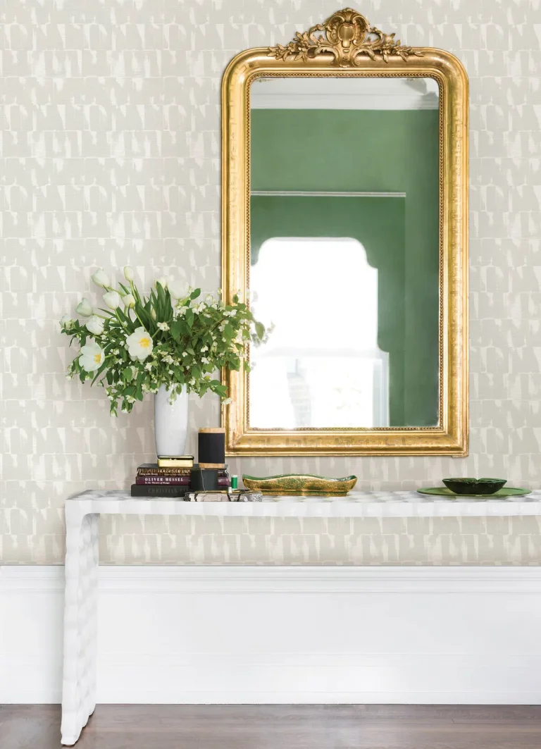 Bancroft Artistic Stripe Wallpaper - Dove — Ảnh 2