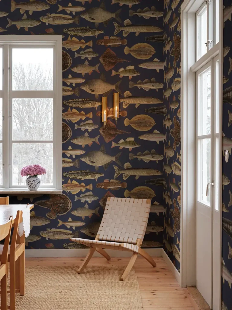 Scandinavian Fishes, Dark Blue — Image 2