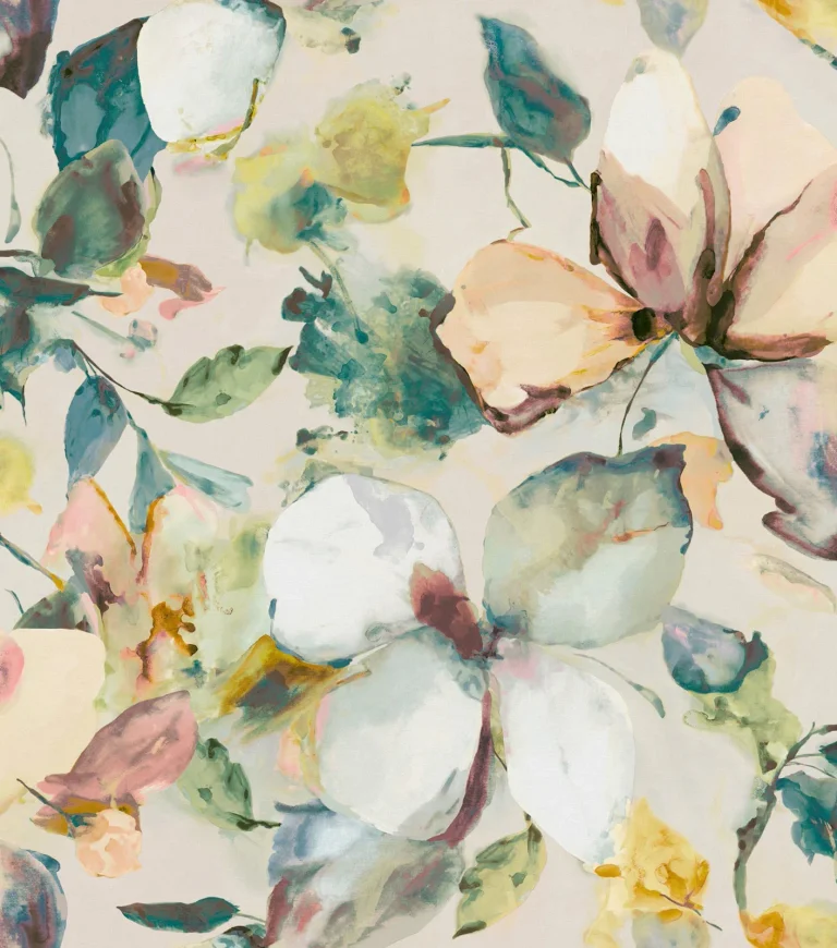 Florian Wall Mural - Teal — Ảnh 2