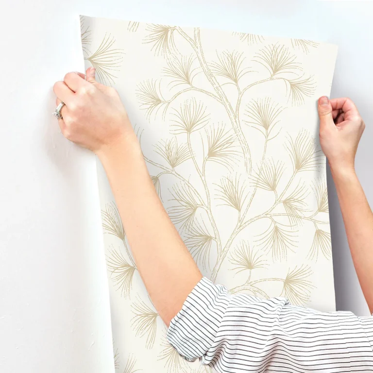 Kismine Botanical Trail Wallpaper - Gold — Ảnh 6