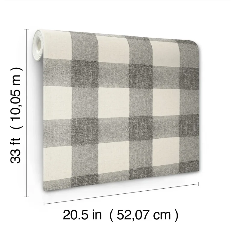 Chesapeake Thorpe Wallpaper - Charcoal — Ảnh 6