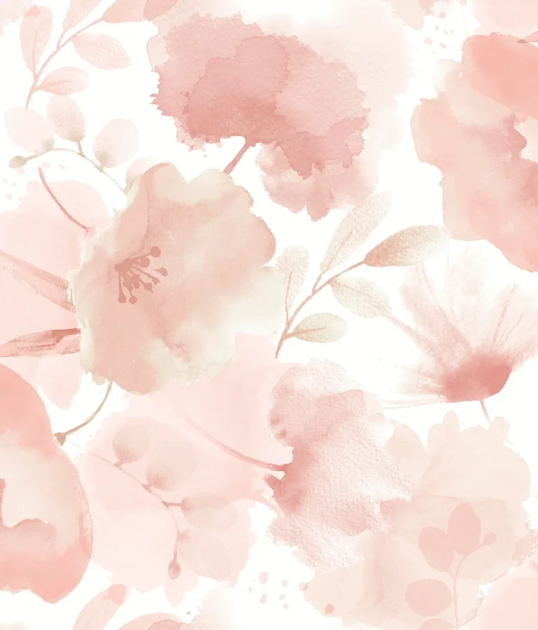 Watercolor Bouquet Wallpaper - Blush — Image 7