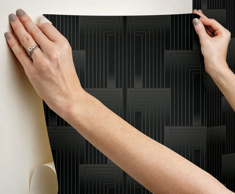 Candice Olson Vanishing Peel and Stick Wallpaper - Black & Copper — Ảnh 5