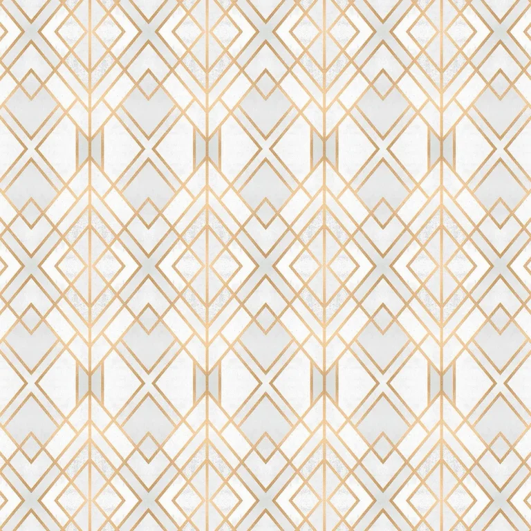 Golden Geometry - Wall Mural 5536 - 8 Panel - 384cm x 260cm — Ảnh 4