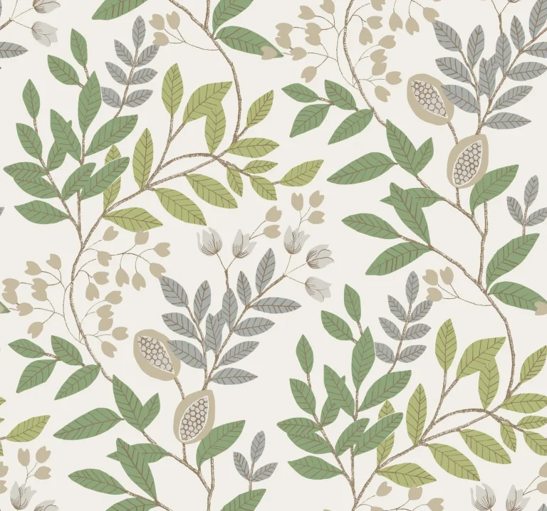 Eden Retreat Wallpaper - Beige/Green — Ảnh 4