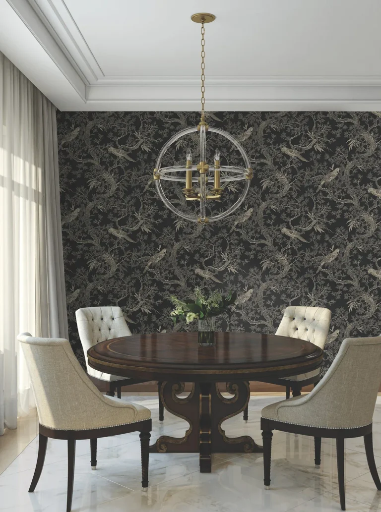 Ronald Redding Regal Ridge Trailing Tree Wallpaper - Black — Image 5