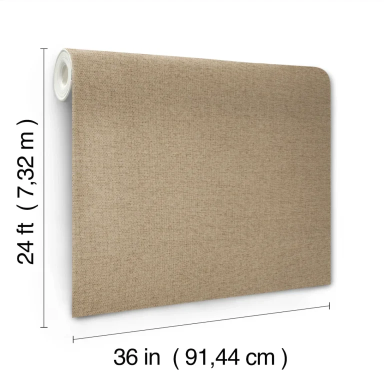 Ronald Redding Check Paperweave Wallpaper - Brindle — Ảnh 3