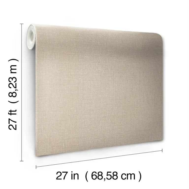 Gesso Weave Wallpaper - Sand
