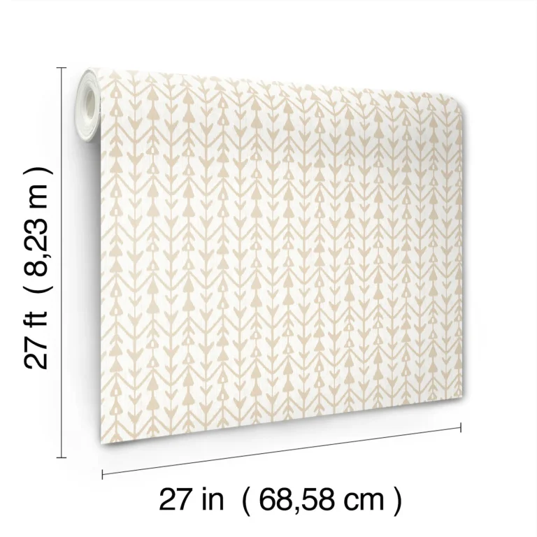 Martigue Stripe Wallpaper - Ochre — Ảnh 4