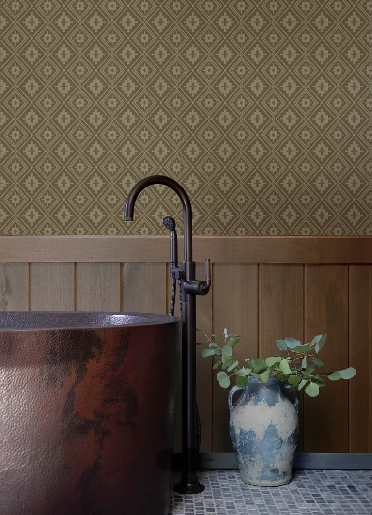 Chesapeake Camp Blanket Wallpaper - Chestnut — Ảnh 5