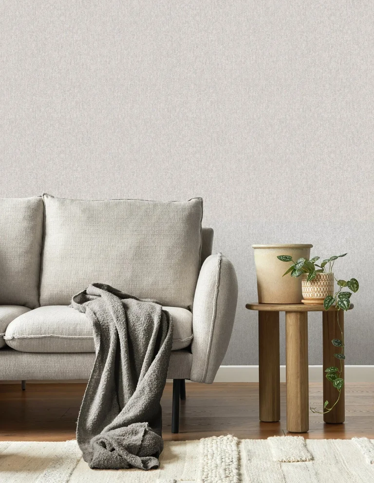 Theo Chevron Wallpaper - Light Grey — Ảnh 5