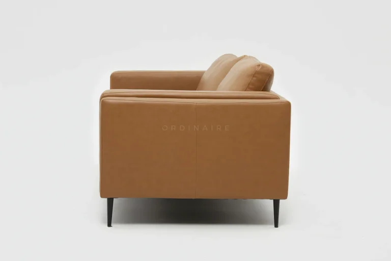 WALNUT BROWN SOFA — Image 6