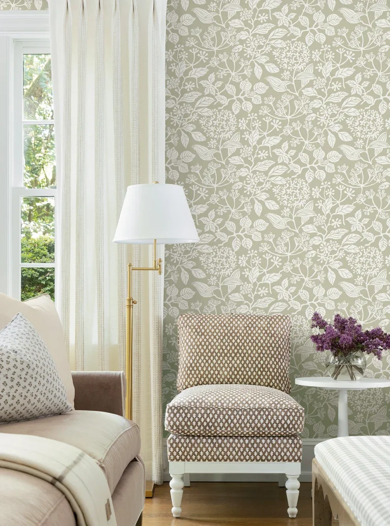 Rowen Botanical Wallpaper - Taupe — Ảnh 3