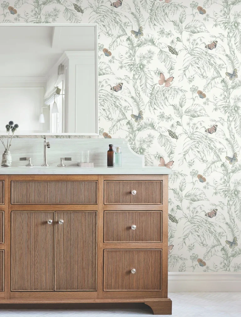 Papillon Wallpaper - Blush — Image 4