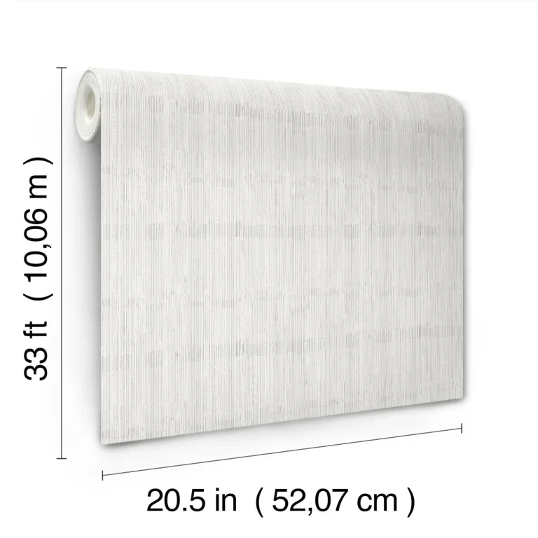 Somerset Abstract Stripe Wallpaper - Light Grey — Ảnh 4
