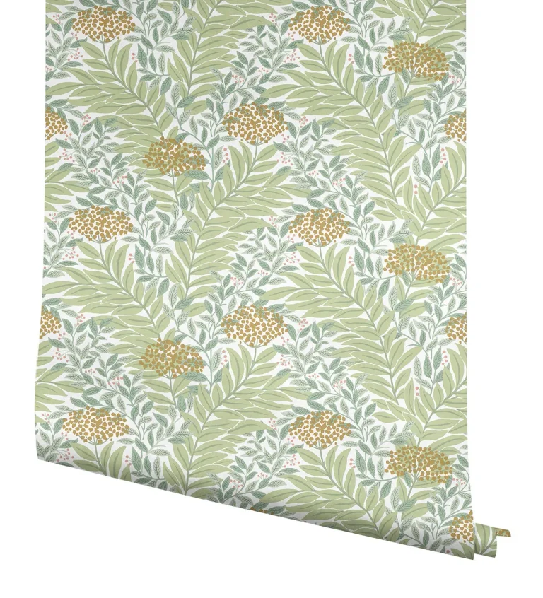 Rifle Paper Co. Highgrove Wallpaper - White — Ảnh 7