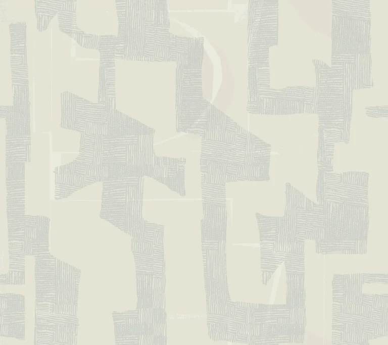 Modern Tribal Wallpaper - Neutral/Grey — Ảnh 3