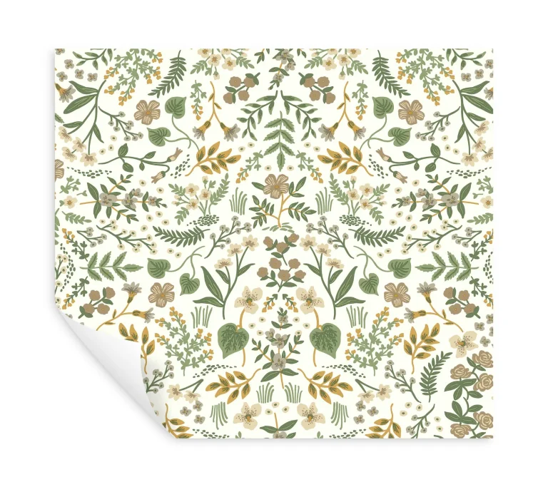 Rifle Paper Co. Wildwood Peel and Stick Wallpaper - Linen — Ảnh 6