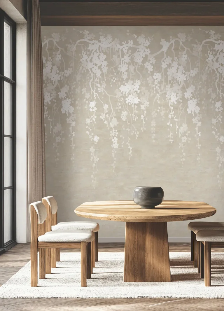 Ronald Redding Sakura Blooms Wall Mural - Neutral — Ảnh 2