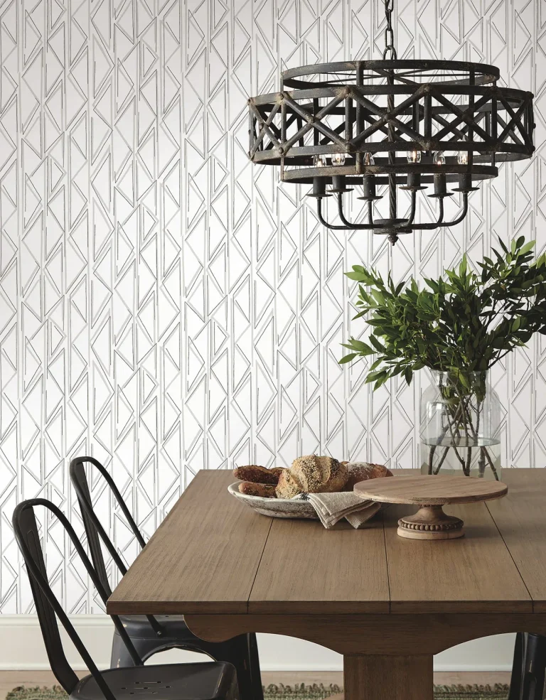 Magnolia Home Sideways Sketch Wallpaper - Grey — Ảnh 3