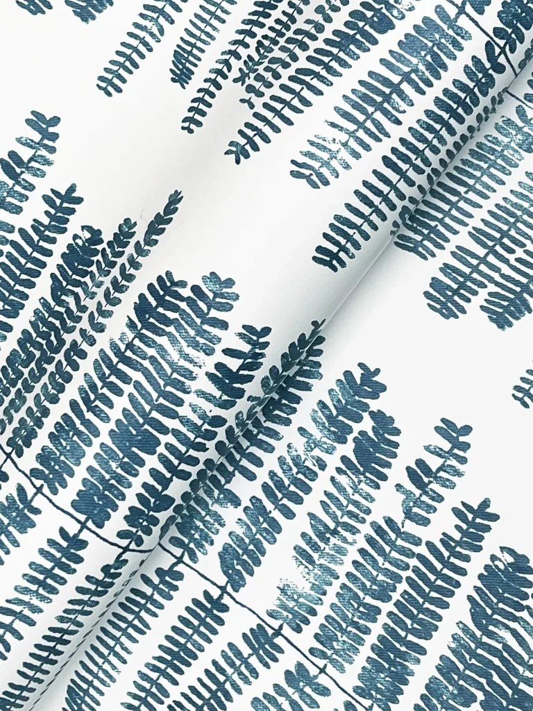 Lumis Fern Stripe Wallpaper - Blue — Ảnh 2