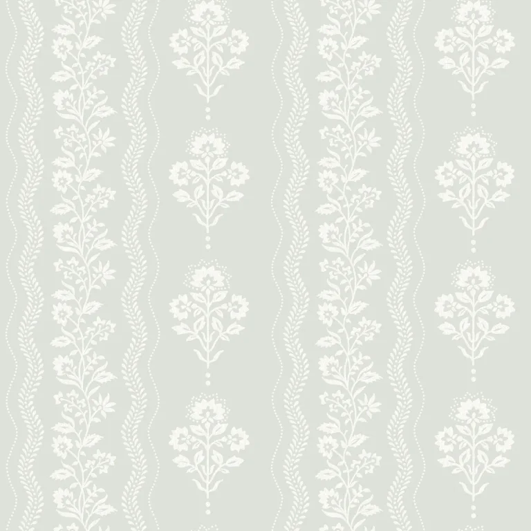 Chesapeake Lenea Floral Stripe Wallpaper - Aqua — Ảnh 5