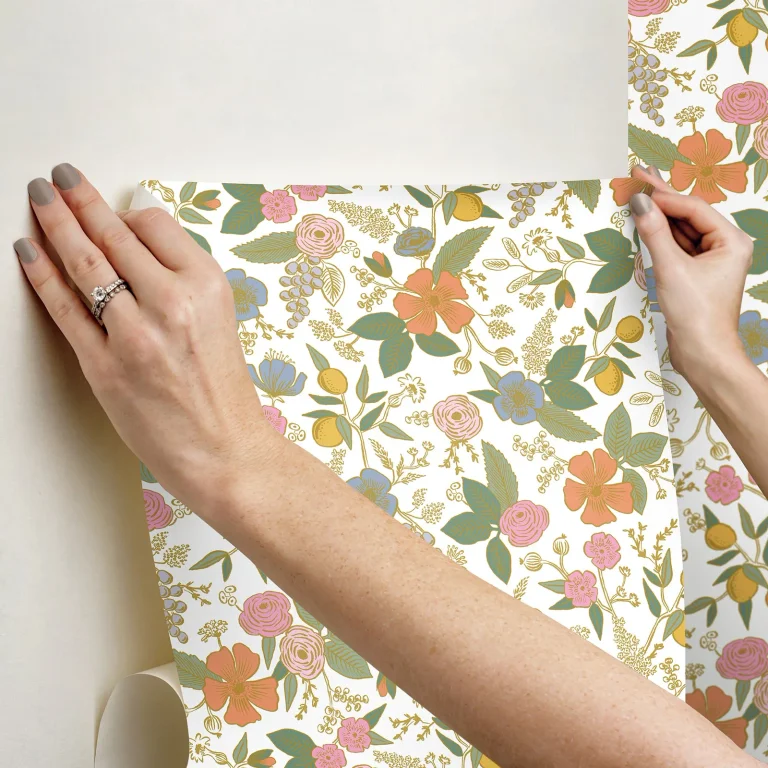 Rifle Paper Co. Colette Peel and Stick Wallpaper - Rose Multi — Image 6