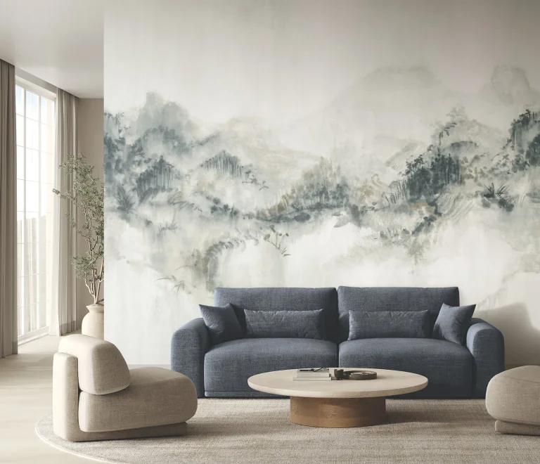 Ronald Redding Mystic Overlook Wall Mural - Grey — Ảnh 4