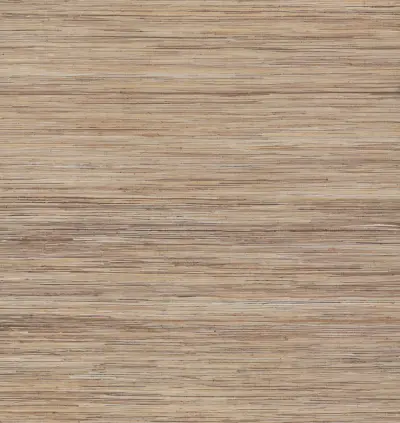 Raw Jute Grasscloth Wallpaper - Silver Metallic/Brown