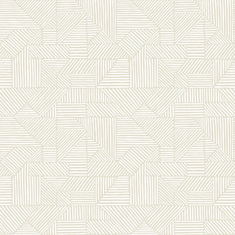 Crescendo Block Geometric Wallpaper - Silver — Ảnh 5