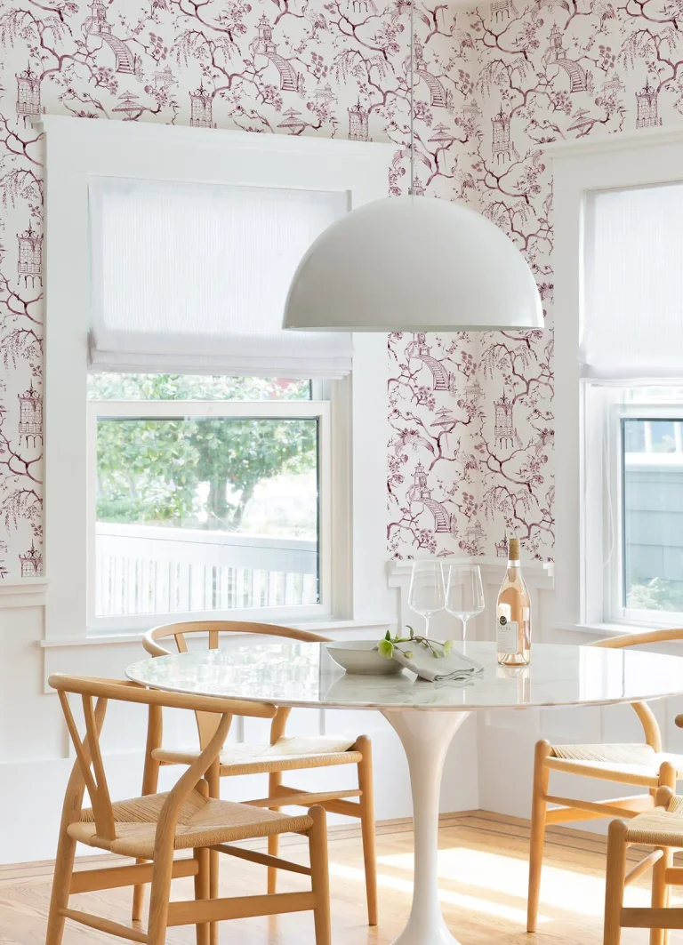 Serena Chinoiserie Wallpaper - Plum — Ảnh 4
